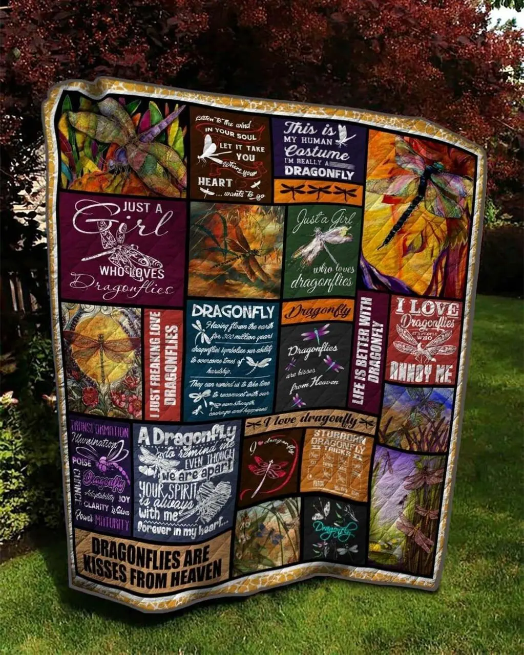 Dragonfly Ah Quilt Derqhb and Home Decor