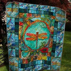 Dragonfly Ah Quilt Derqsp and Home Decor