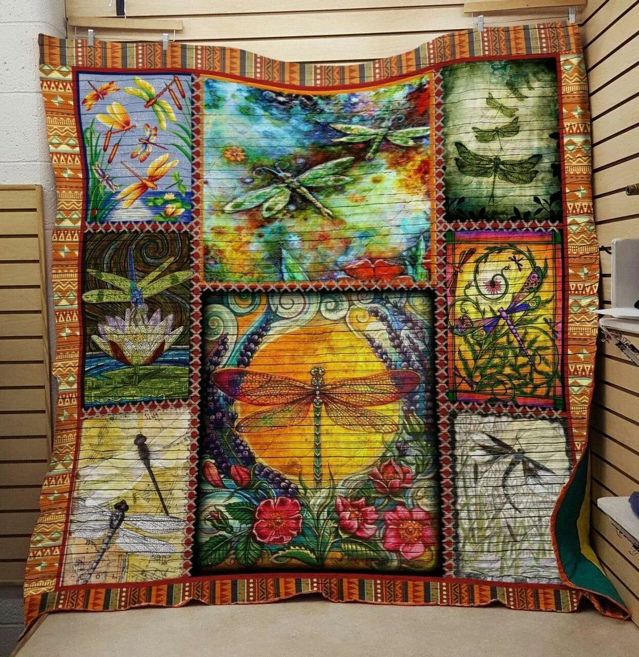 Dragonfly Ah Quilt Derqsx and Home Decor