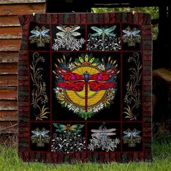 Dragonfly Animal Ah Quilt Derqgr and Home Decor
