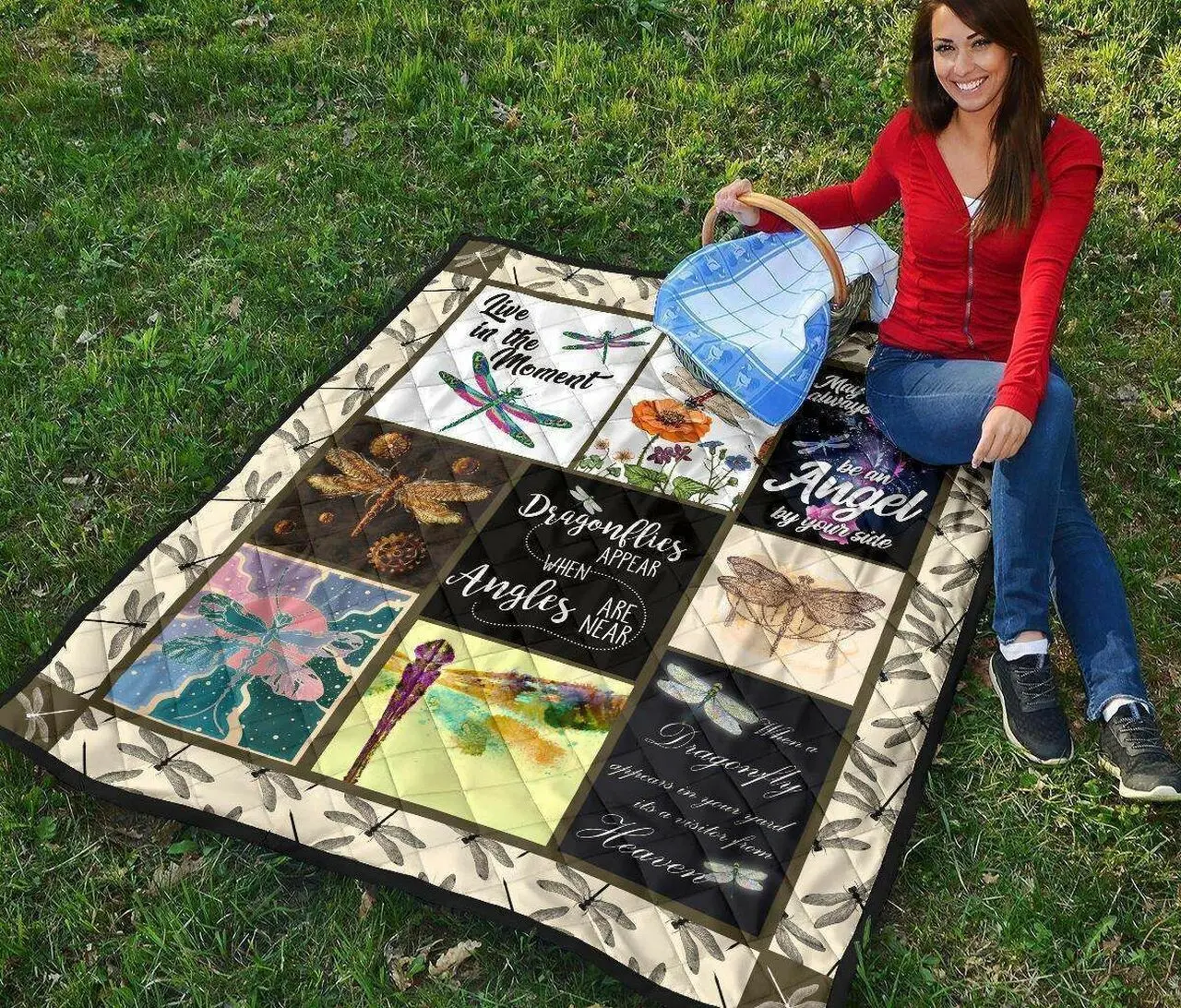 Dragonfly Beauties Ah Quilt Derqqm and Home Decor