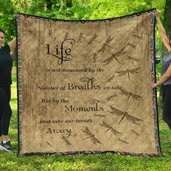 Dragonfly Cl07110084Mdq Quilt Blanket and Home Decor