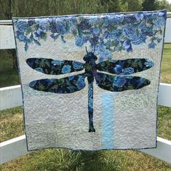 Dragonfly Clp210635 Quilt Blanket and Home Decor