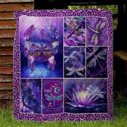Dragonfly Dream Dragonfly Quilt Blanket Dhc0201201246Td and Home Decor