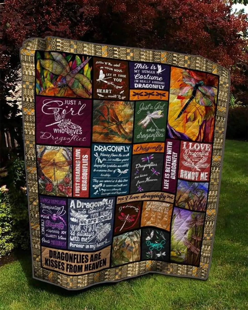 Dragonfly Girl Quilt and Home Decor