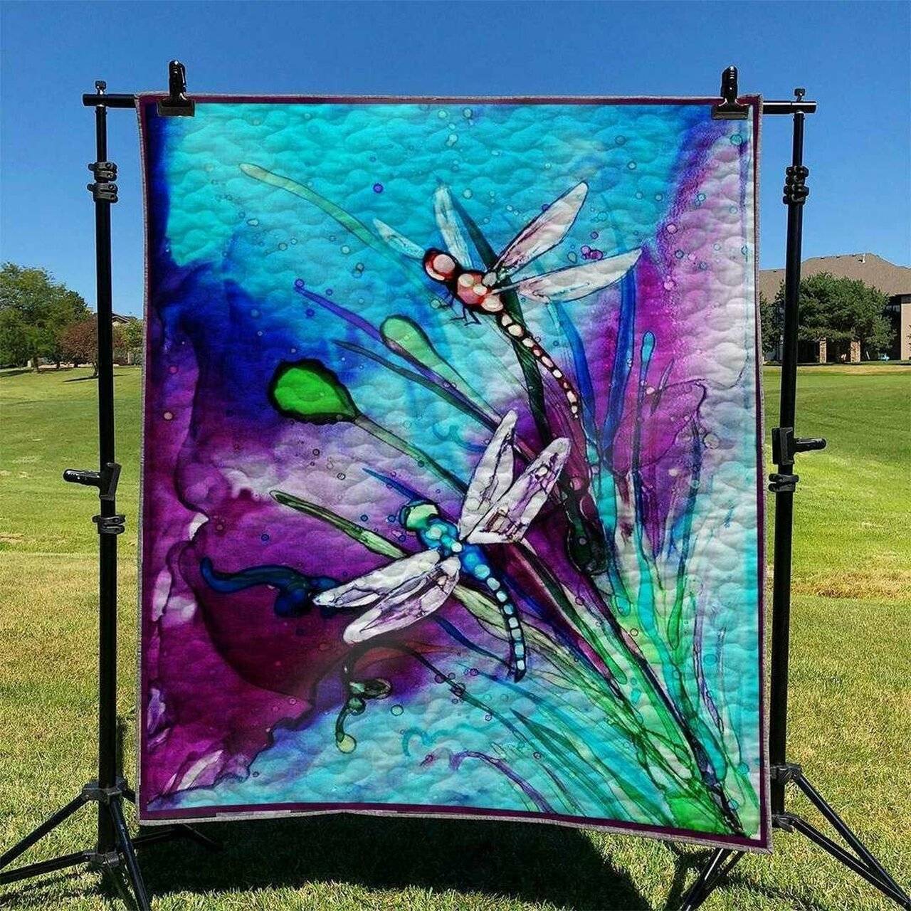 Dragonfly Hur Quilt Cysify and Home Decor