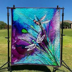 Dragonfly Hur Quilt Cysify and Home Decor