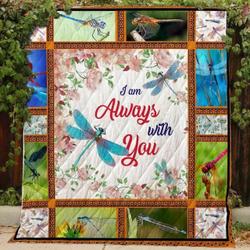 Dragonfly I Am Always With You Blanket Th0509 Quilt and Home Decor