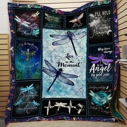 Dragonfly My Dragonfly Love U Quilt Ns and Home Decor