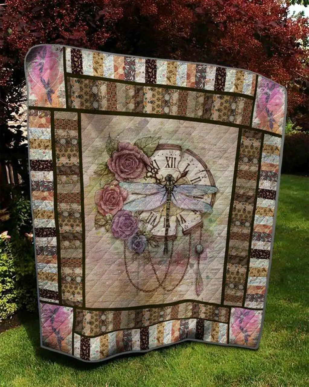 Dragonfly P904005 Quilt Blanket Quilt and Home Decor