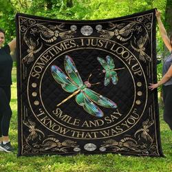 Dragonfly Premium Blanket Th0509 Quilt and Home Decor