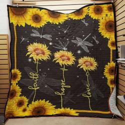Dragonfly Quilt Blanket ABC07114091 and Home Decor