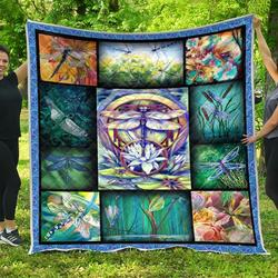 Dragonfly Quilt Blanket Dhc13121508Vt and Home Decor