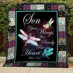 Dragonfly Quilt Blanket Dhc13122601Vt and Home Decor