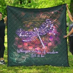 Dragonfly Quilt Blanket Dhc13122698Vt and Home Decor