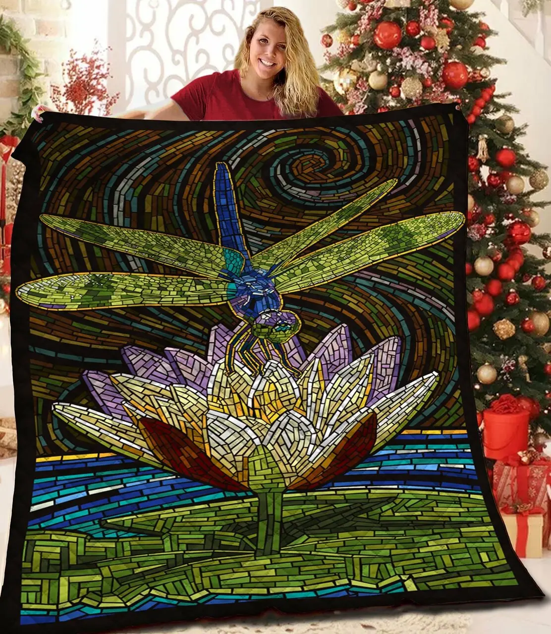Dragonfly Quilt Npg and Home Decor