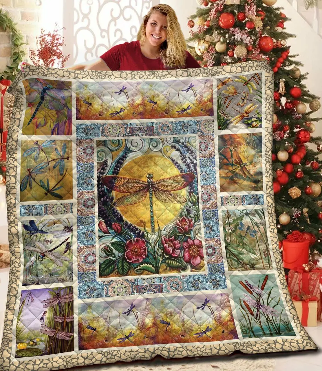 Dragonfly Quilt Nqz and Home Decor