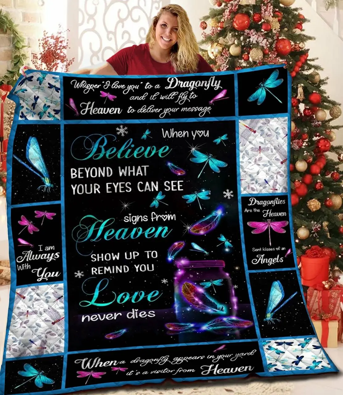 Dragonfly Quilt Nvk and Home Decor
