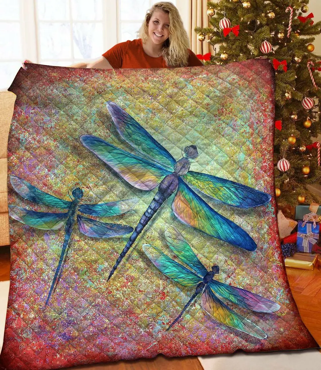 Dragonfly Quilt Obj and Home Decor