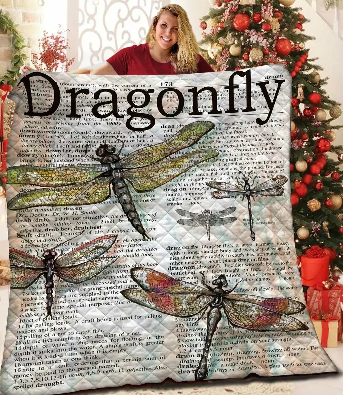Dragonfly Quilt Oeq and Home Decor