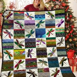 Dragonfly Quilt Olj and Home Decor