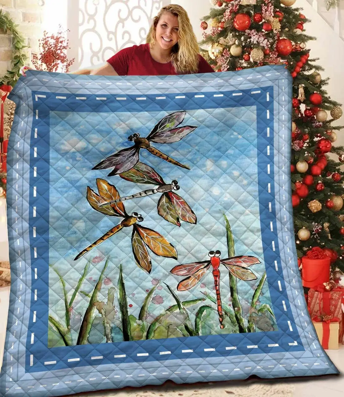 Dragonfly Quilt Opk and Home Decor