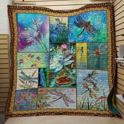 Dragonfly Quilt V18 and Home Decor