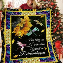 Dragonfly Sunflower Quilt Nmo and Home Decor