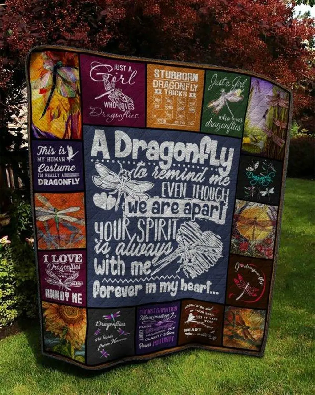 Dragonfly Tnt1104 4 Quilt Blanket Quilt and Home Decor