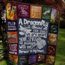 Dragonfly Tnt1104 4 Quilt Blanket  Quilt and Home Decor