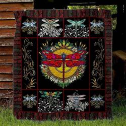 Dragonfly Vcb Quilt Derqft and Home Decor