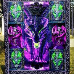 Dragonism Quilt Blanket Yhl3  Quilt and Home Decor