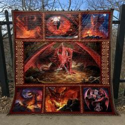 Dragons Lair Quilt Blanket Tm99  Quilt and Home Decor