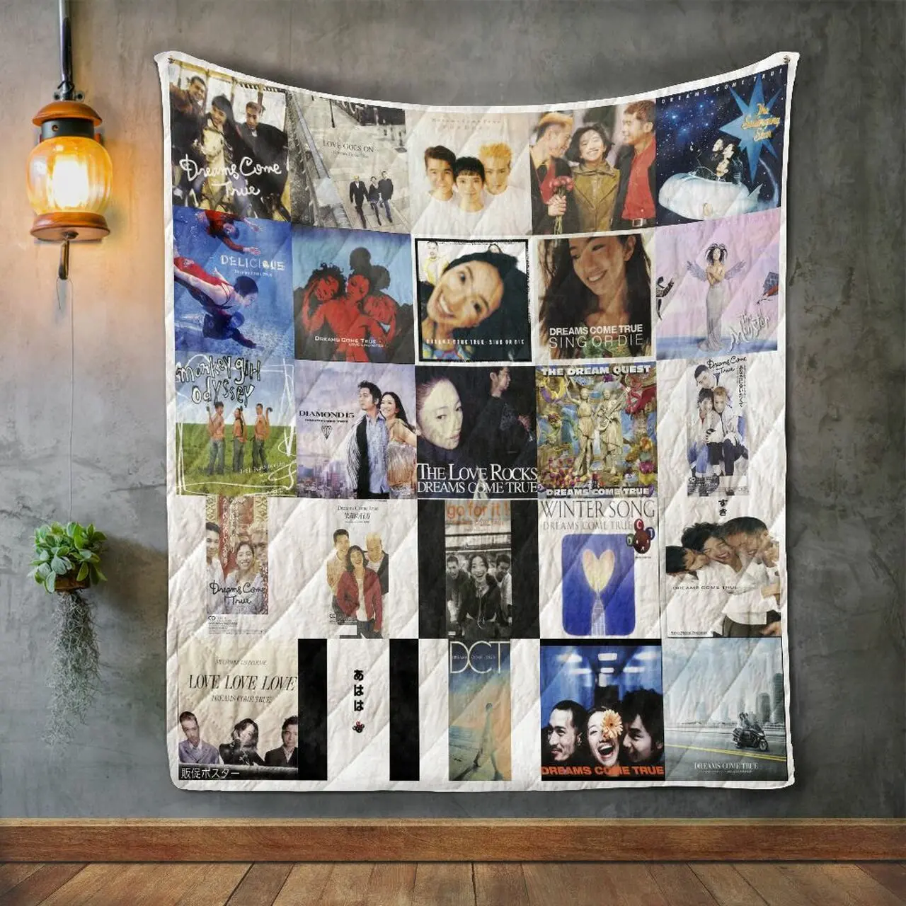 Dreams Come True Album Covers Quilt Blanket and Home Decor