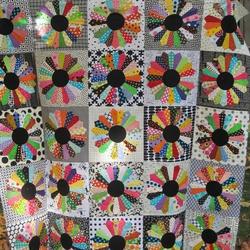 Dresden Plate Clm250620 Quilt Blanket and Home Decor