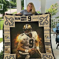 Drew Brees New Orleands Saints Blanket N2906 Quilt and Home Decor