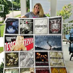 Drowning Pool Quilt Blanket and Home Decor