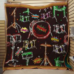 Drum Quilt and Home Decor