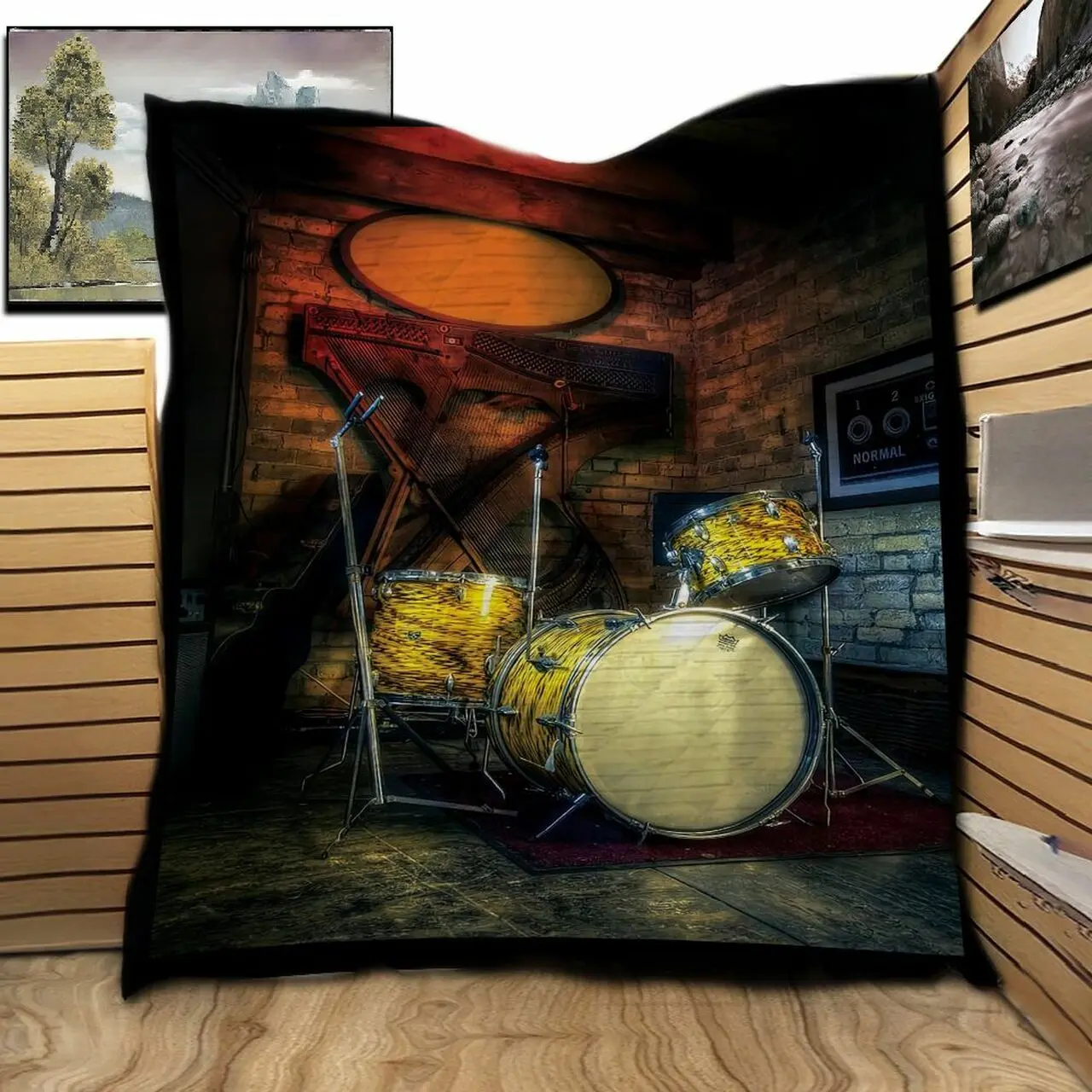 Drummer Art A2 NTTH011298 3D Customized Quilt and Home Decor