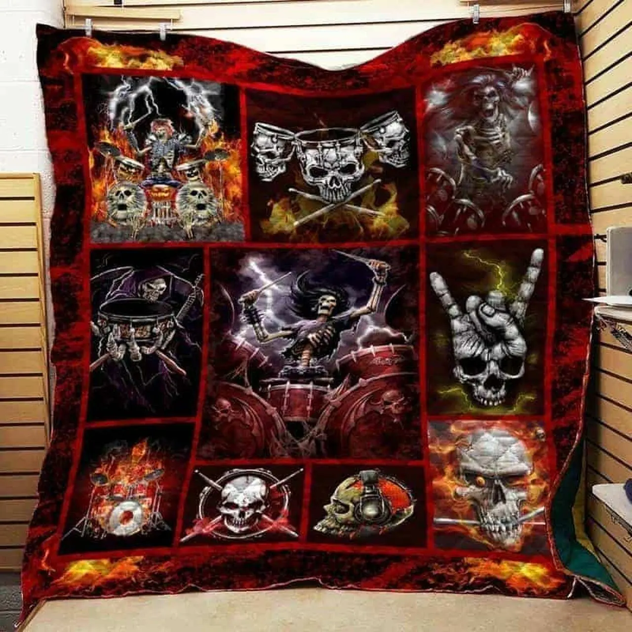 Drummer Cla1610608Q Quilt Blanket and Home Decor
