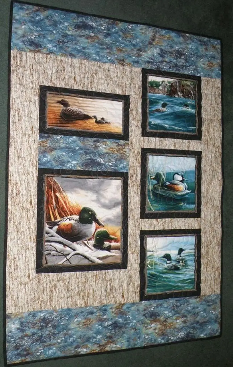 Duck Cla170628 Quilt Blanket and Home Decor