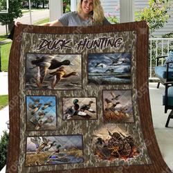 Duck Hunting Camo Like 3D Personalized Customized Quilt Blanket 1106 and Home Decor