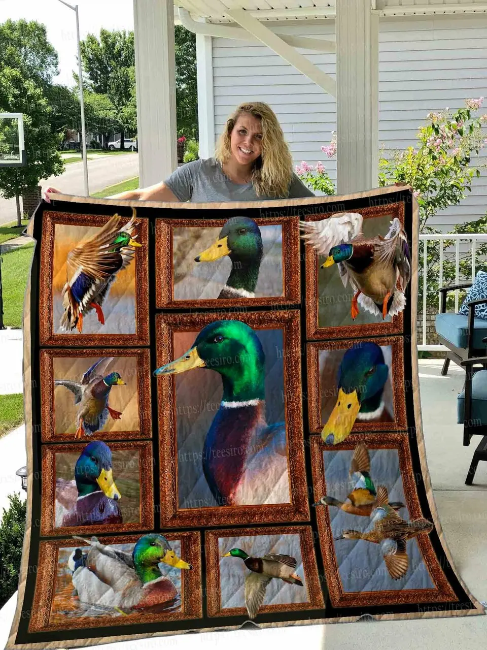 Duck Quilt Blanket Dhc13121927Vt and Home Decor