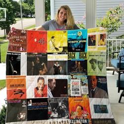 Duke Ellington Quilt Blanket and Home Decor