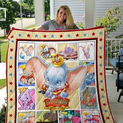 Dumbo Film Quilt Blanket 01 and Home Decor