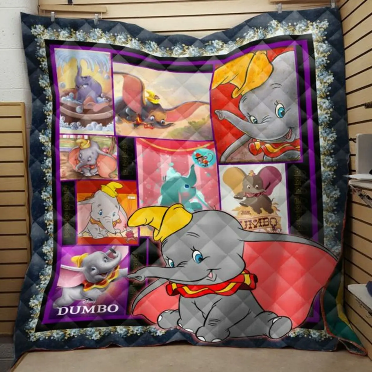 Dumbo Quilt Blanket 07 and Home Decor