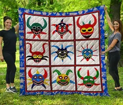 DUQ16112001 Puerto Rico Quilt Blanket and Home Decor