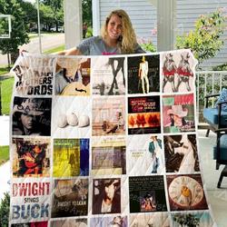 Dwight Yoakam Quilt Blanket 0861 and Home Decor