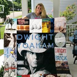 Dwight Yoakam Quilt Blanket For Fans Ver 17 and Home Decor