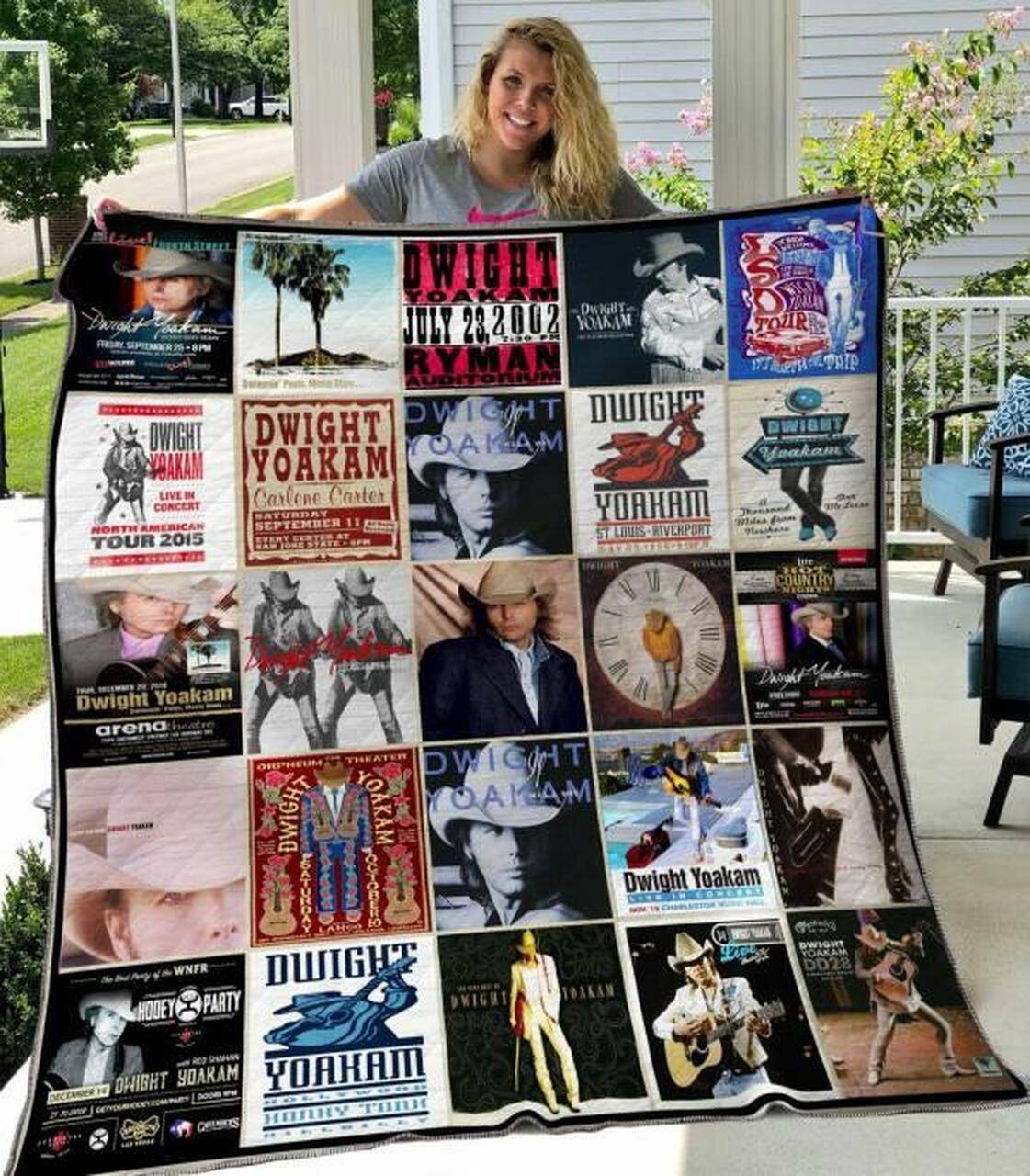 Dwight Yoakam Quilt Blanket Hvt080610 Quilt and Home Decor